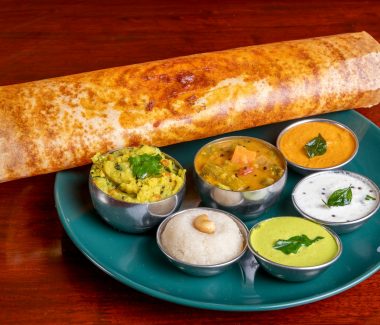 a plate of food